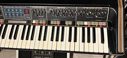 Moog-Polymoog Synthesizer and Polypedal